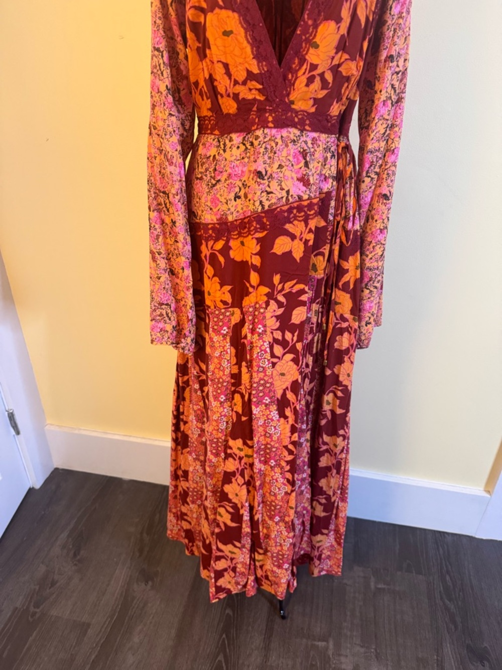 NWOT Free People Tilda Wrap Dress Size Large - Picture 8 of 13